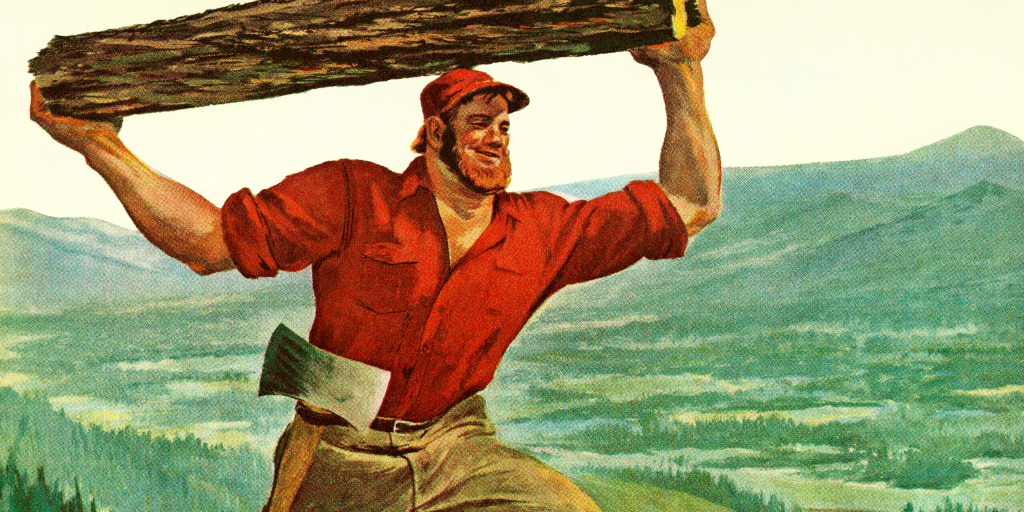 Kisah Paul Bunyan & Blue Ox: Legenda Kayu Amerika